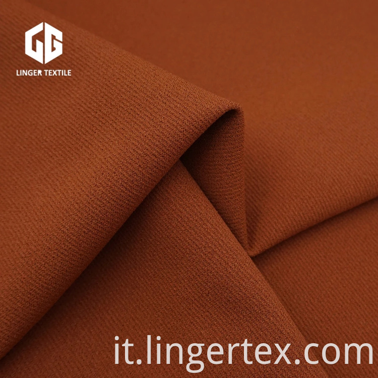 Shaoxing Popular Twill Crepe Fabric 95% T 5% Sp per indumento